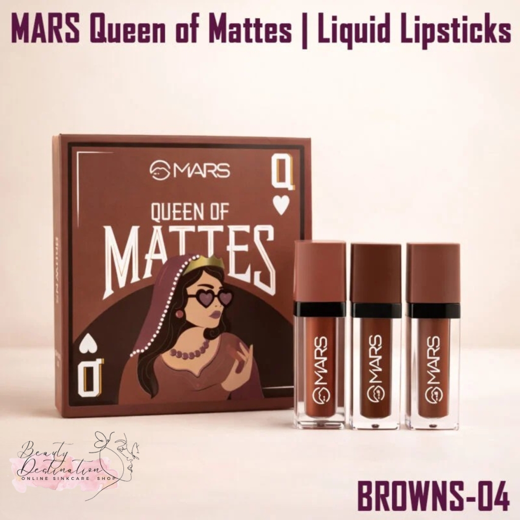 MARS Queen of Mattes Liquid Lipsticks – Browns Edition💄